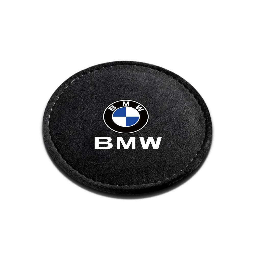 2 Peças/conjunto Porta-copos para Carro camurça Tapetes Antiderrapantes Acessórios Automotivos Para BMW M M1 M2 M3 M4 M5 M6 X5 E39 E46 E60 E90 F20 E60 F30 E36