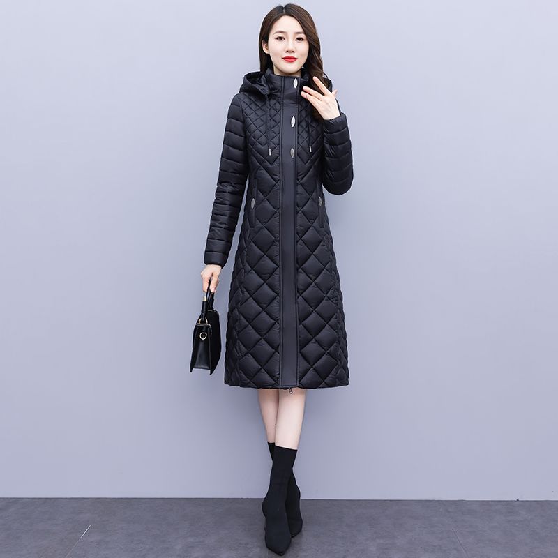 New Women's Long Down Jacket - Slim Fit Fashionable Outerwear Women's Coats