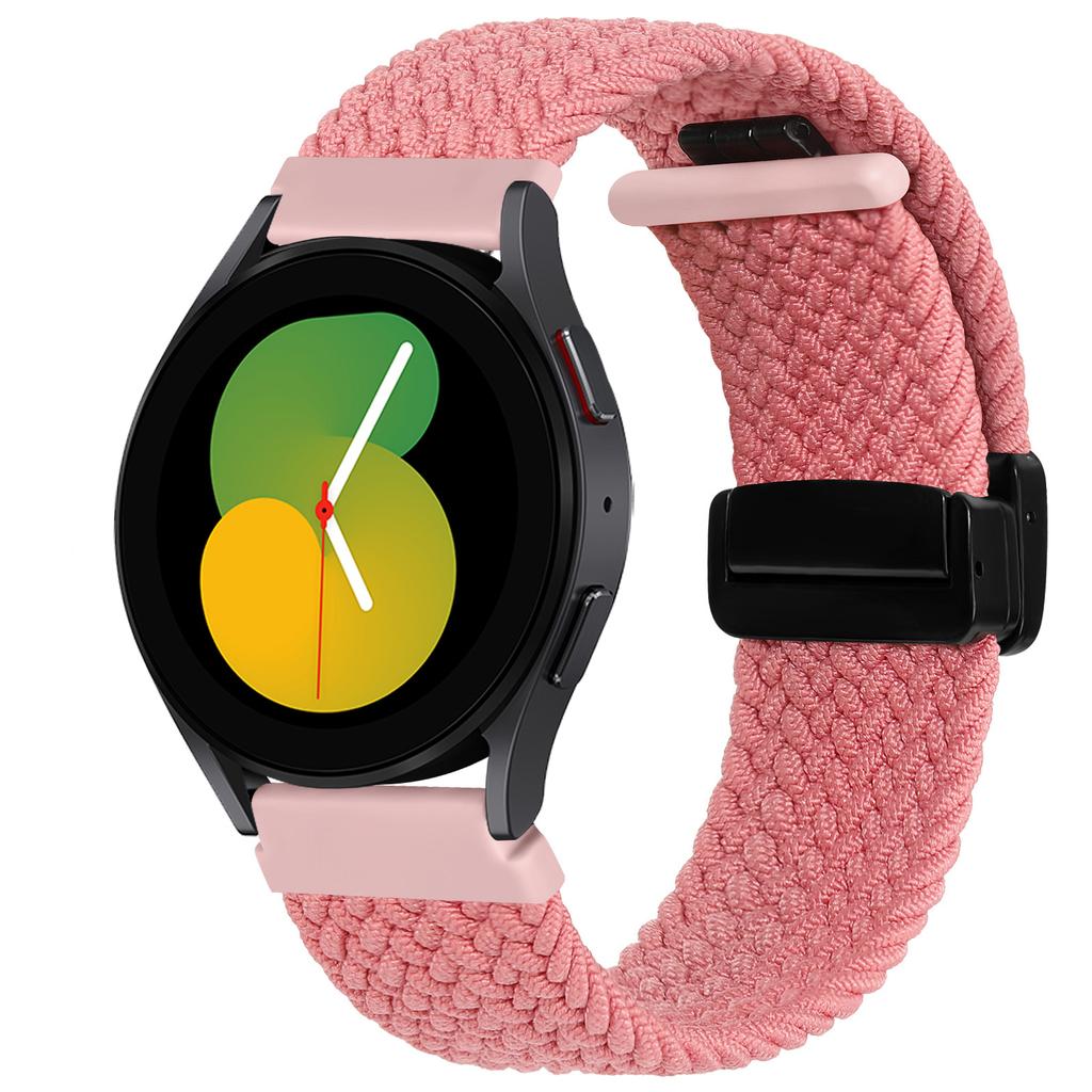 20mm/22mm Watch Strap For Samsung Galaxy watch 7 6 4 classic 5 pro active 2 Magnetic braided bracelet Huawei watch GT 2 3 4 band