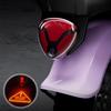 12V LED Projection Anti-Rear-End Brake Light Keep A Safe Distance Warning Ground Light For Electric Bike Motorcycle Safety