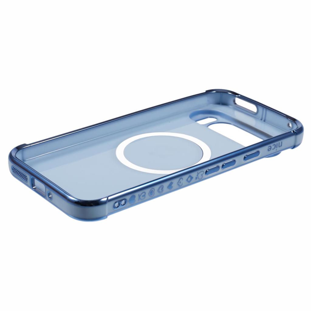 For Google Pixel 9 Pro XL Magnetic Case Electroplated TPU Phone Cover Hollow Love Hearts