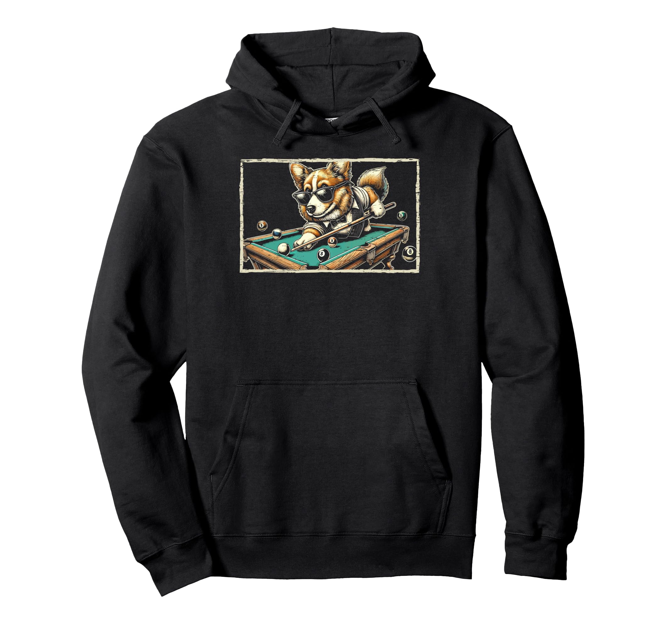 

Худі Corgi Billiard Cue Pool Snooker чорний
