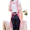 1pc Apron, Korean Fashion Double Layer Waterproof And Oil-proof Apron, Kitchen Cooking Waist, Cute Princess Cover Up Home