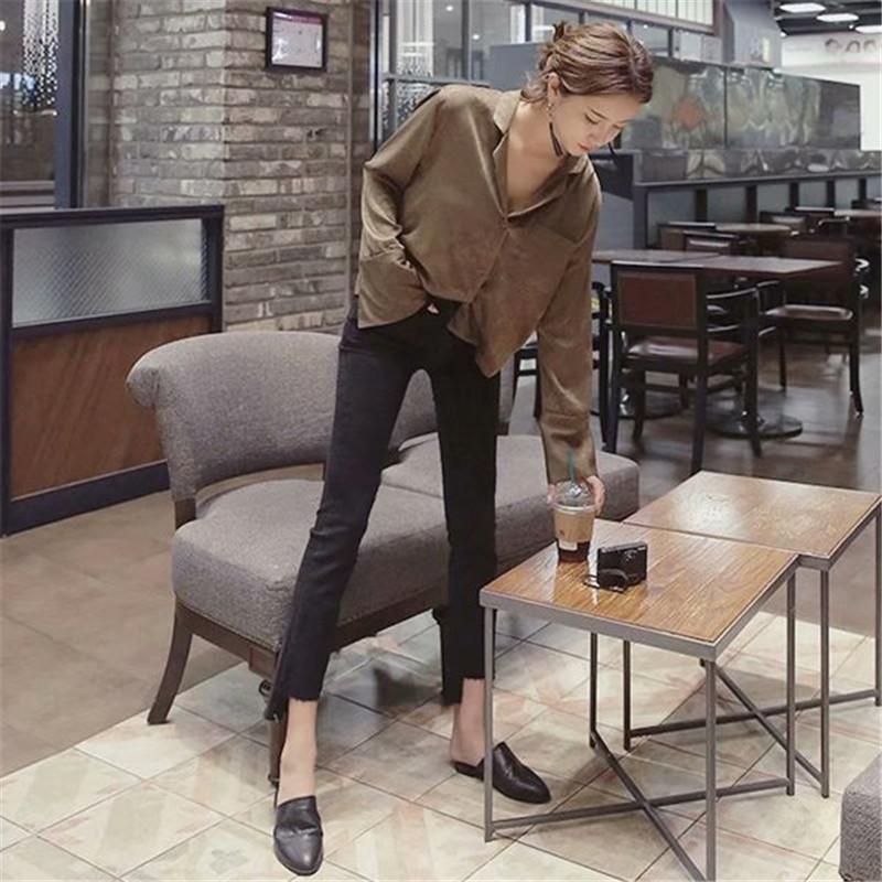 Women's Summer Thin High-waisted Thin Korean Version Wide-leg Irregular Micro-flared Pants Tide