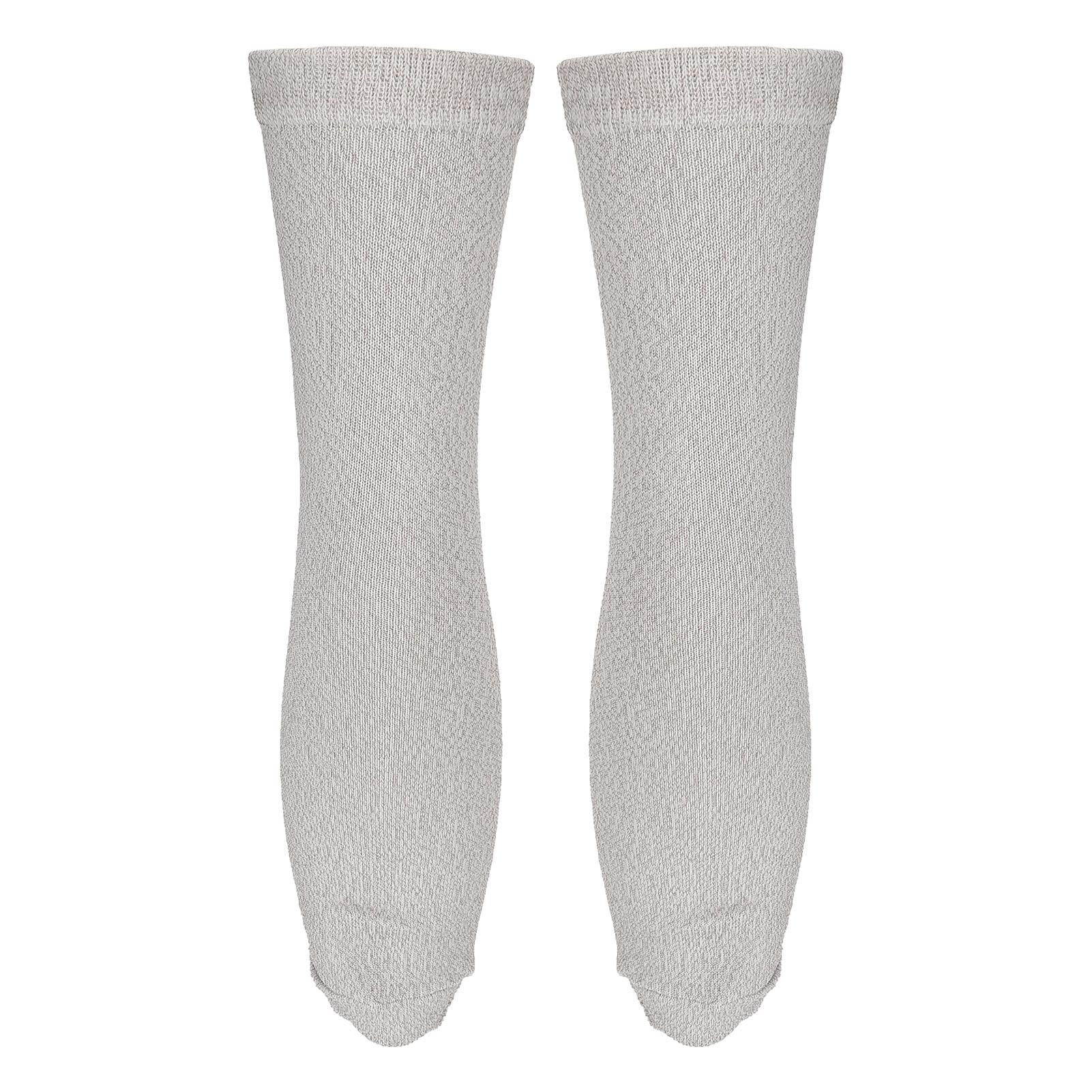 

1 Pair Conductive Socks Compatible Pain Treatment Elastic Electrode Socks Massage Socks for Poor