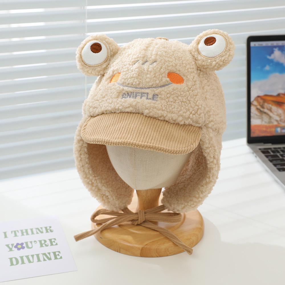 Kinder-Gehörschutz-Geweihhut - Koreanischer Lammwollpullover für Jungen und Mädchen, Perfekt für Herbst/Winter-Wärme