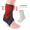 Unisex Sports Compression Ankle Brace with Double Support Straps for Outdoor Fitness and Basketball