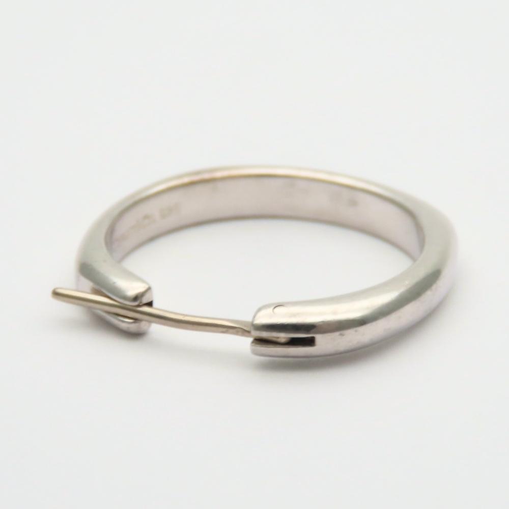 Used TIFFANY&Co. Pierce cushion Silver925 6.8g Silver hoop