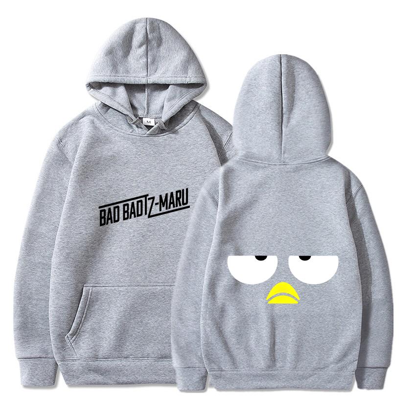 Bad Badtz Maru Hoodies Men Women Autumn Winter Hooded Pullover Sweatershirt Boys Girls Student Hip Hop Hoddie Sweatshirts