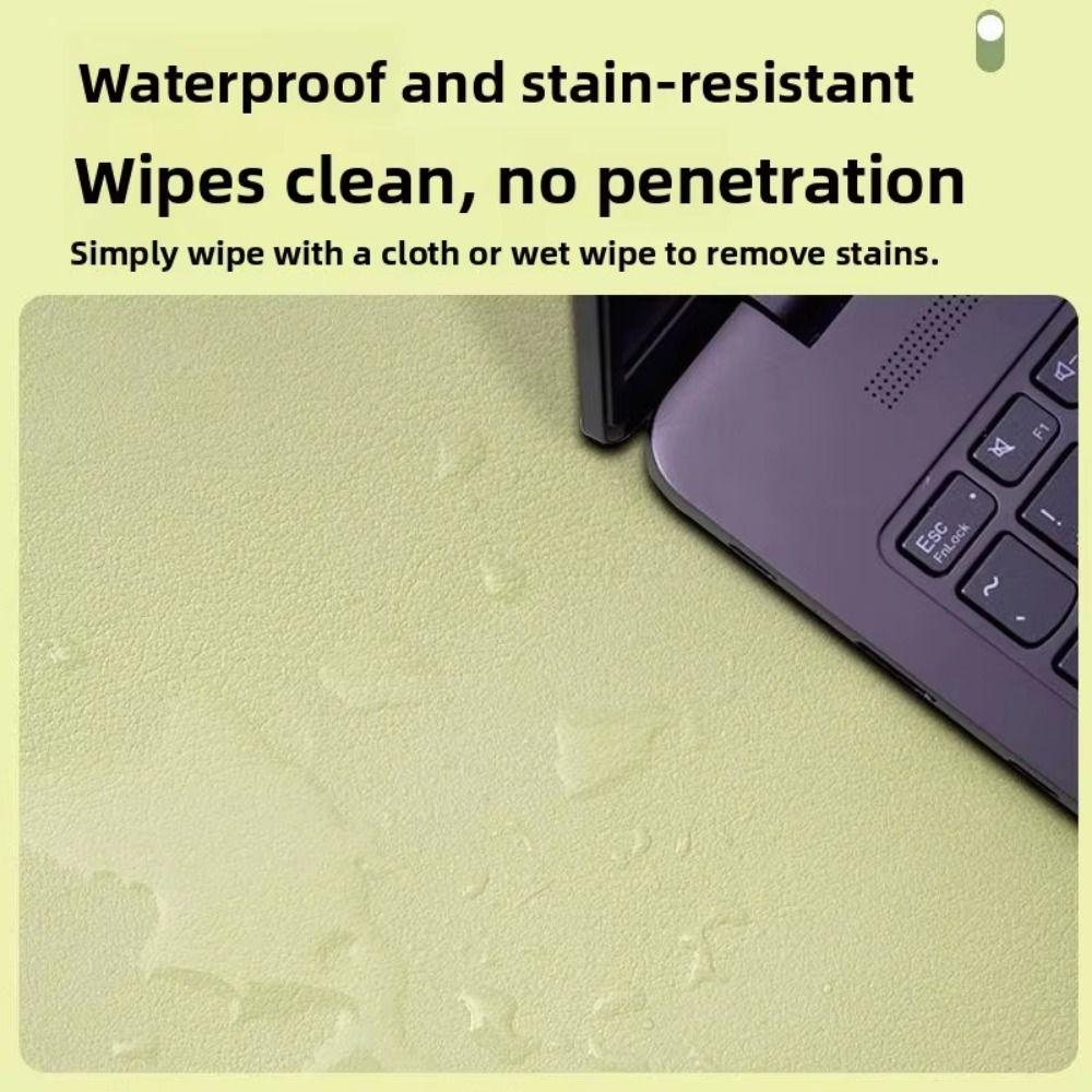 Oilproof Oilproof Table Cloths Waterproof Computer Desk Mat PU Leather Table Cover  Gamer Keyboard