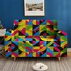 Ebay Sofa Cover Geometric Pattern Prismatic Dustproof Elastic Sofa Cover Fully Enclosed