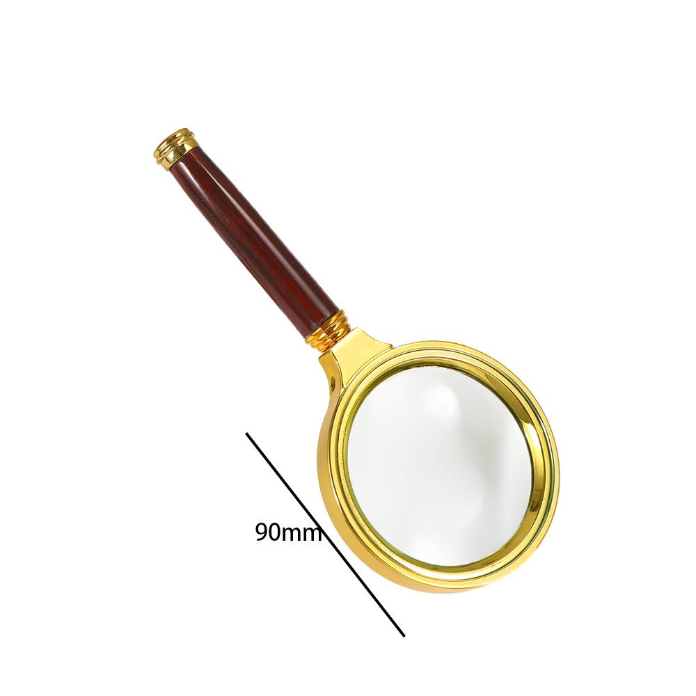 Tragbare 10-fache Handlupe zum Lesen von Büchern, Schmucklupe, Vergrößerungsglas zum Lesen der Zeitung