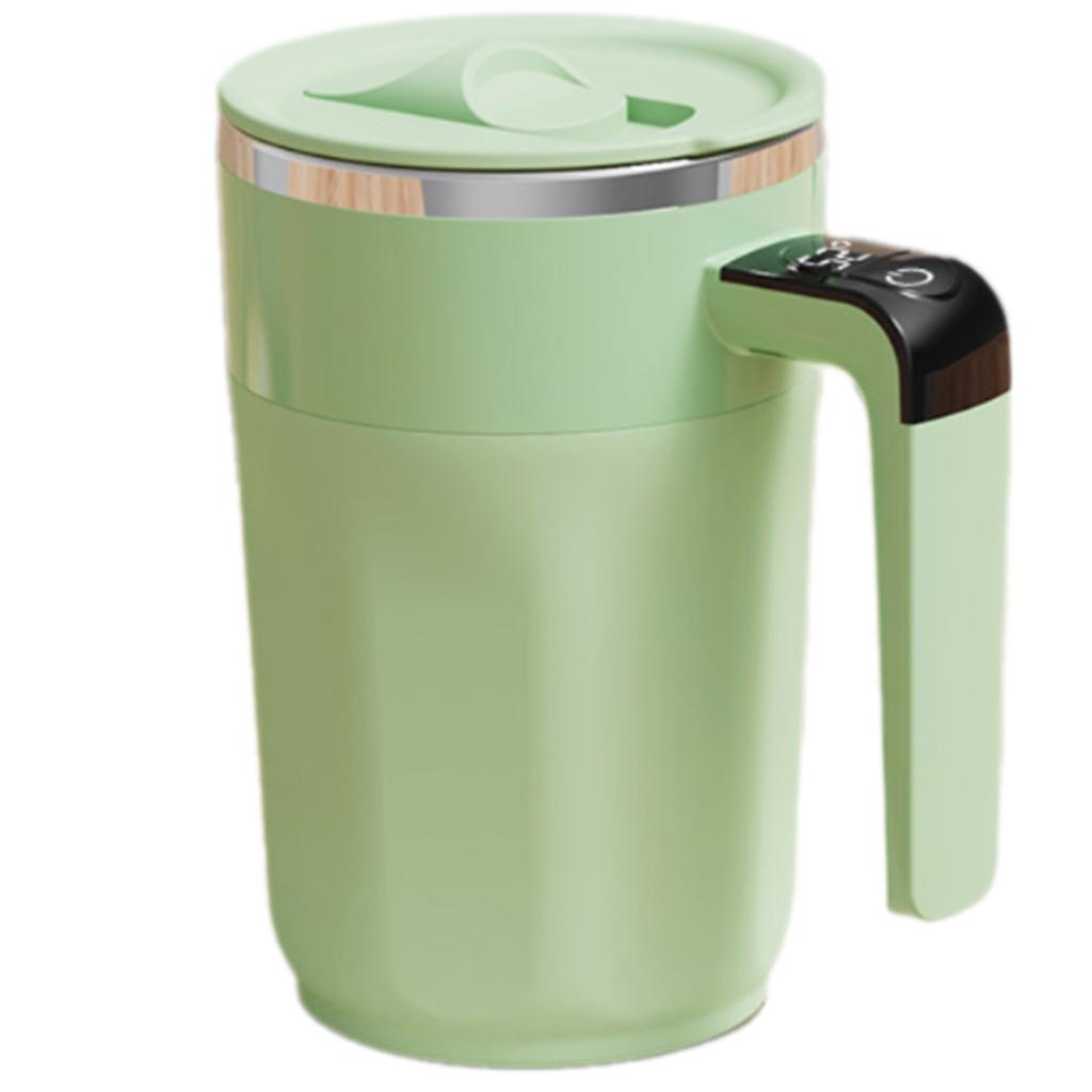 Mug Magnétique à Mélange Automatique Rechargeable Tasse à Mélanger avec Affichage LED de la Température pour Café/Lait/Poudre de Protéines