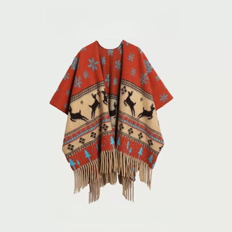 SIYUTANG Faux Kaschmir Cape Schal