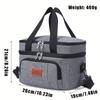 Oxford-Stoff Isolierte Tasche Mehrzweck-Isolierte Tasche Mehrzweck-Brotdosen-Tasche Praktische Snacktasche Lebensmitteltasche Tragbare Isolierte Tasche Lebensmittel