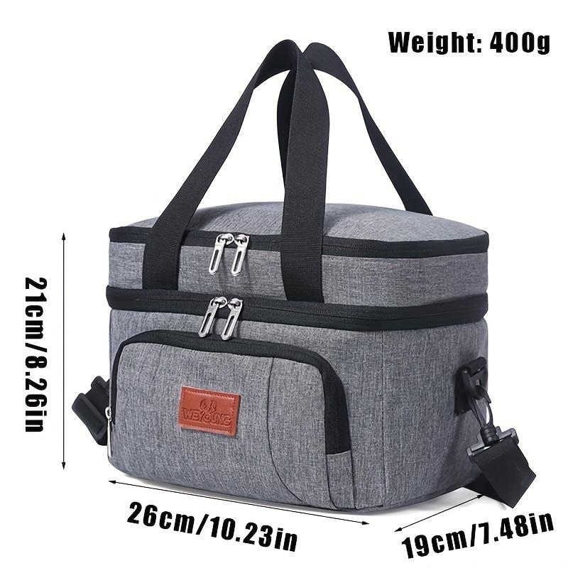 Oxford-Stoff Isolierte Tasche Mehrzweck-Isolierte Tasche Mehrzweck-Brotdosen-Tasche Praktische Snacktasche Lebensmitteltasche Tragbare Isolierte Tasche Lebensmittel