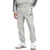 Adidas Striped Mid-Rise Tapered Knit Sports Pants Men Pants Medium-Gray JE6318