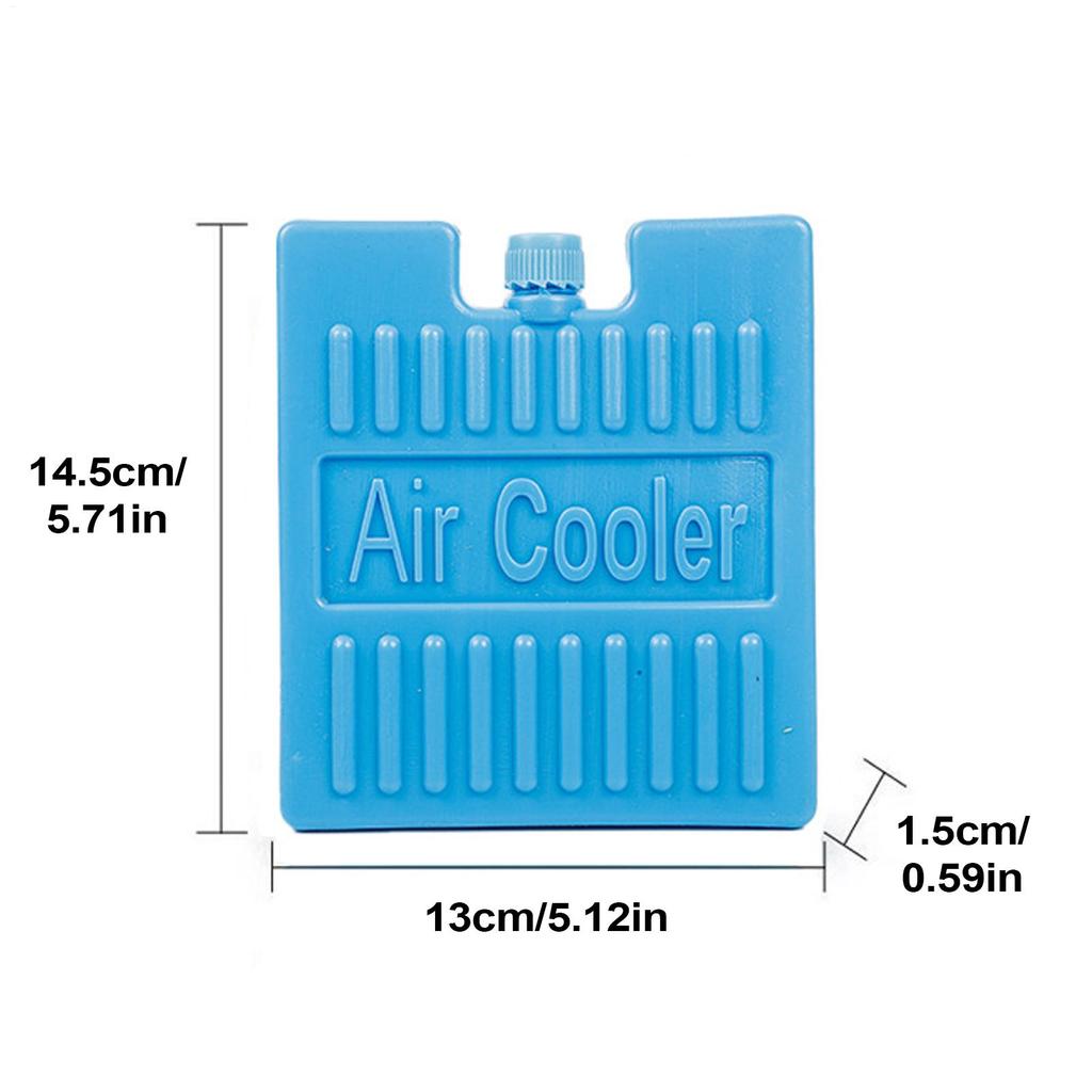 Portable Air Conditioner Fan Ice Crystal Boxes Ice Pack Reusable Freezer Ice Cooling Pack For Fresh Food Storage Refrigeration