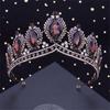 Baroque Vintage Crystal Tiaras Wedding Crown Bride Headdress Royal Queen Bridal Diadem Pageant Wedding Crown Hair Jewelry