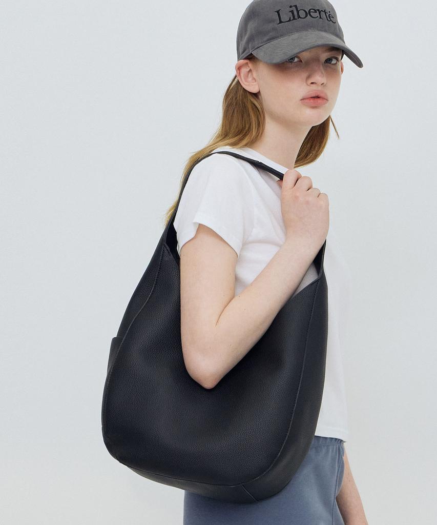 Lady Volume Edit Hobo Bag (Black)