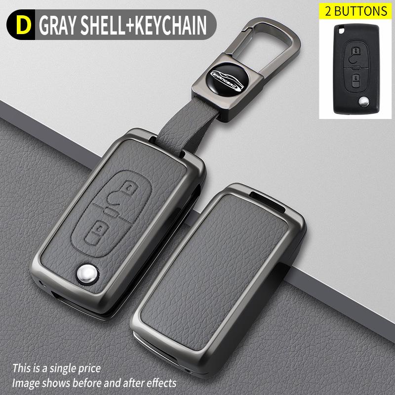 Compatible Peugeot B Model Elephant Grey Key Holder