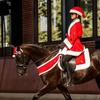Equestrian Cap Christmas Accessory Polyester Horse Hat Breathable Weather Resistant Design Suitable For Horsemanship