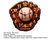 Baseball Glove Wall Clock Decorative Clock with Silent Pointers Living Room Wall