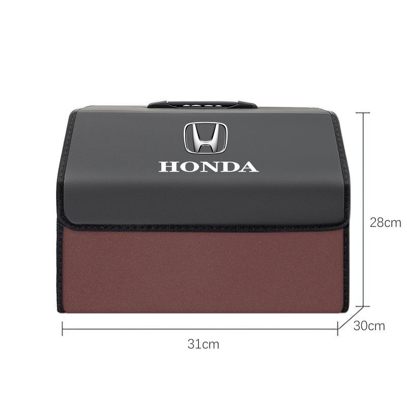 Car Boot Storage Box Large Capacity Sundries Tool Box For Honda Civic Fit Jazz Accord Pilot CRV Odyssey Passport City Shuttle