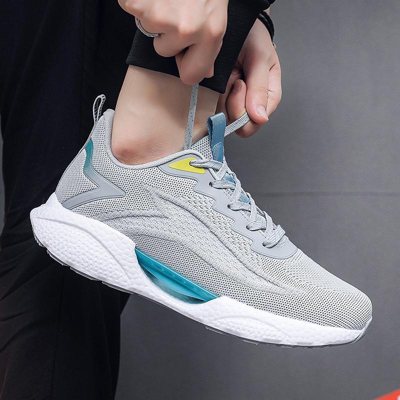 New Men's Shoes 2025 New Breathable Casual Shoes Shock-absorbing Sneakers Soft-soled Running Dad Coconut Shoes Sneakers