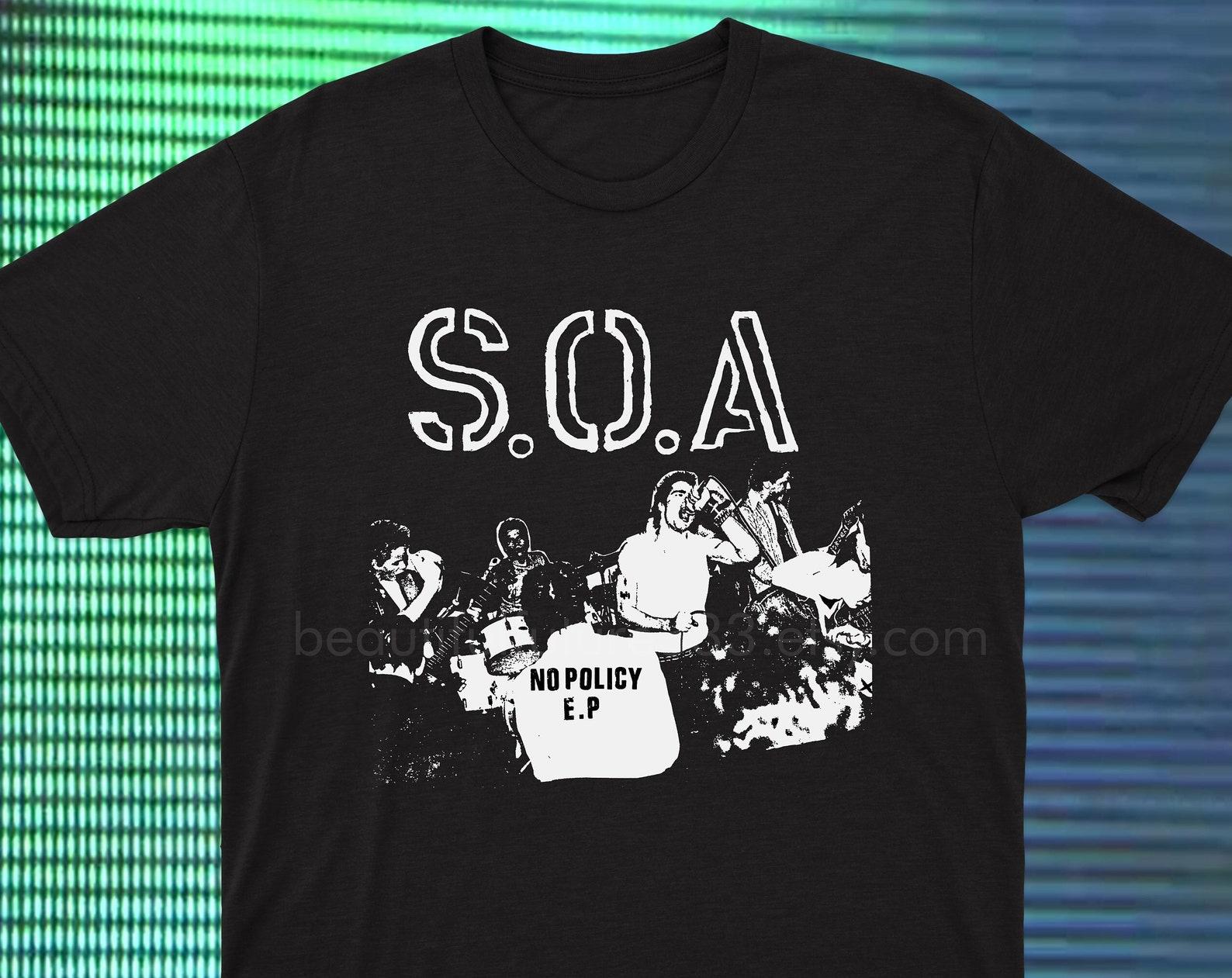 State of Alert T shirt SOA Hardcore Punk 3XL
