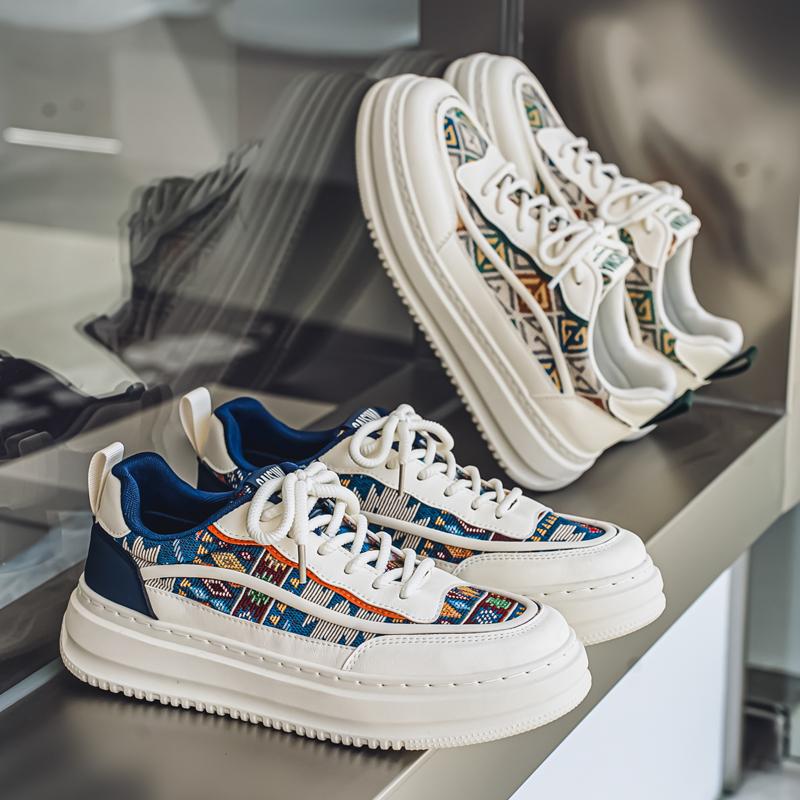 Neue Herren-Skateboardschuhe im klassischen Stil mit niedriger Spitze und dicker Sohle, bequeme Basketball-Sneakers mit weicher Sohle