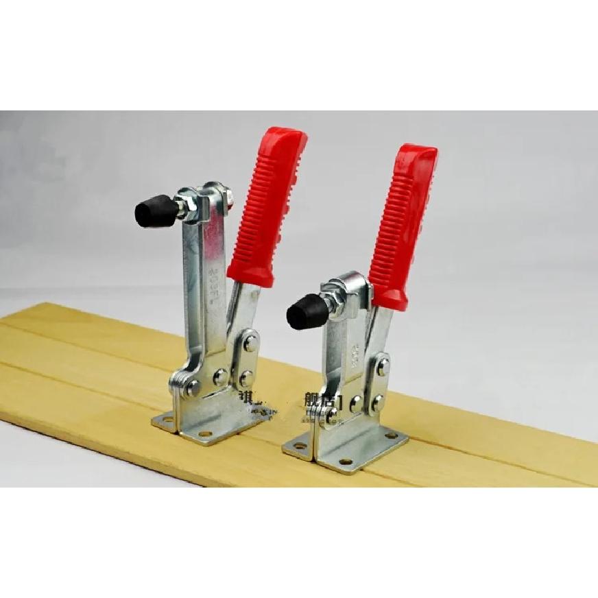 Red Toggle Clamp GH-201B 100kg Quick Release Tool Horizontal Clamps Hand New Heavy Duty Tooling Accessory