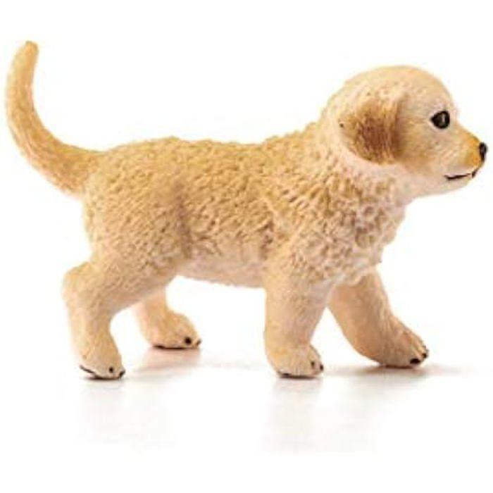 Figurine - SCHLEICH - Golden Retriever Puppy - 2 X 5 X 3 Cm - Hand-painted - For Children 3 Years and Older