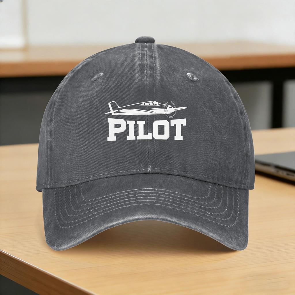 Plant PILOT Logo Baseball Cap Hiking Fishing Breathable Hip Hop Hats Unisex Women Trendy Print Baseball Caps