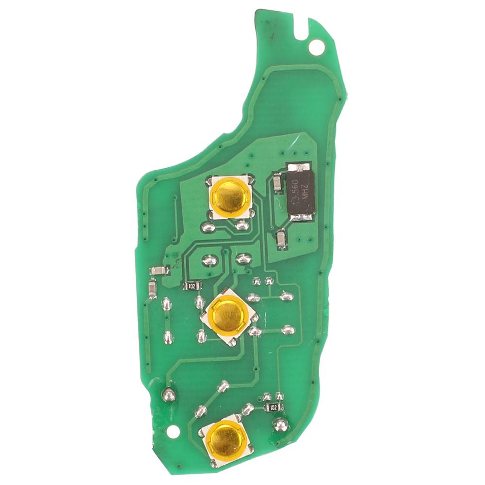 

Автомобильный ключ дистанционного управления jingyuqin для Peugeot 208 2008 301 308 508 5008 Citroen C-Elysee C4-Cactus 433,92 МГц ID46 PCF7941 чип for Peugeot старого золота