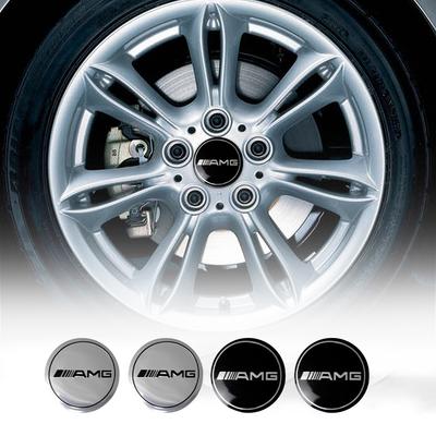 4Pcs 56MM/60MM/65MM Car Wheel Center Hub Caps Sticker Mercedes Benz A B C E G CLA GLK GL CLASS AMG W212 W213 W176 W205 W177 AN1