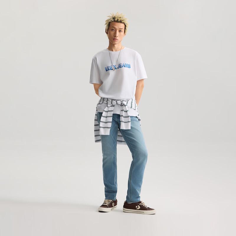 Lee Men's Ice Cube Logo Print Short Sleeve T-Shirt