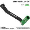 JFG RACING Motorcycle Folding Gear Shifter Shift Lever Pedal CNC For KLX250 D-TRACKER 2001-2020 Dirt Bike Green