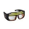 Motion Sensor Wearable LED Headlight Touch Control Glasses Headlamp  Night Fishing