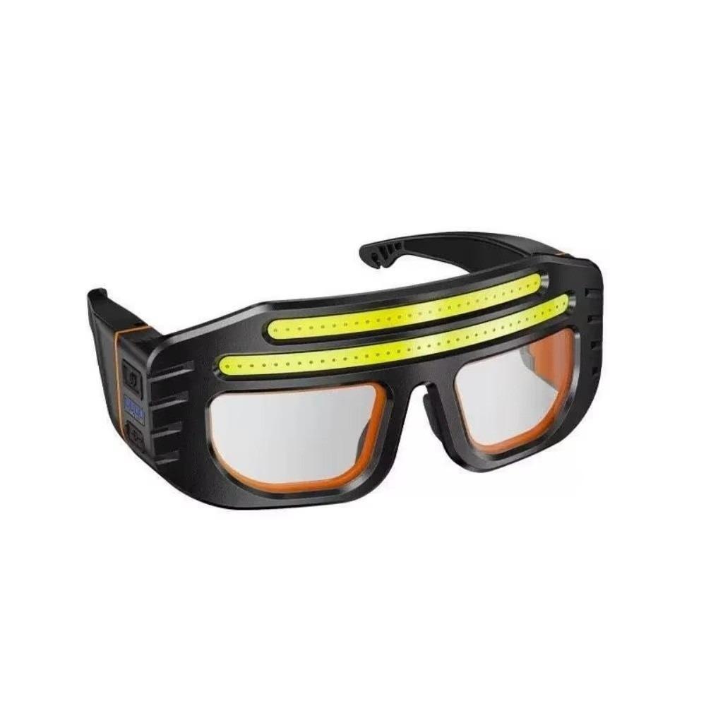 Motion Sensor Wearable LED Headlight Touch Control Glasses Headlamp Night Fishing
