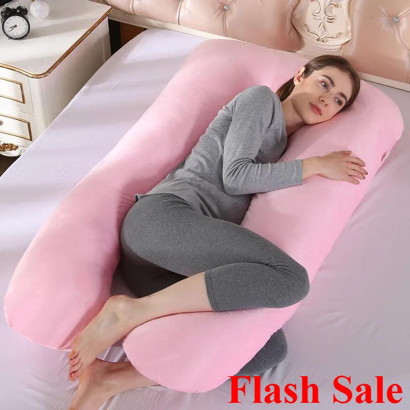 New Multifunctional Pregnant Women's Pillow Side Lying Pillow Detachable and Washable U-shaped Napping Pillow Cushion