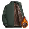 Men's Relaxed-Fit Casual Workwear Baseball Jacket Long-Sleeve Outerwear