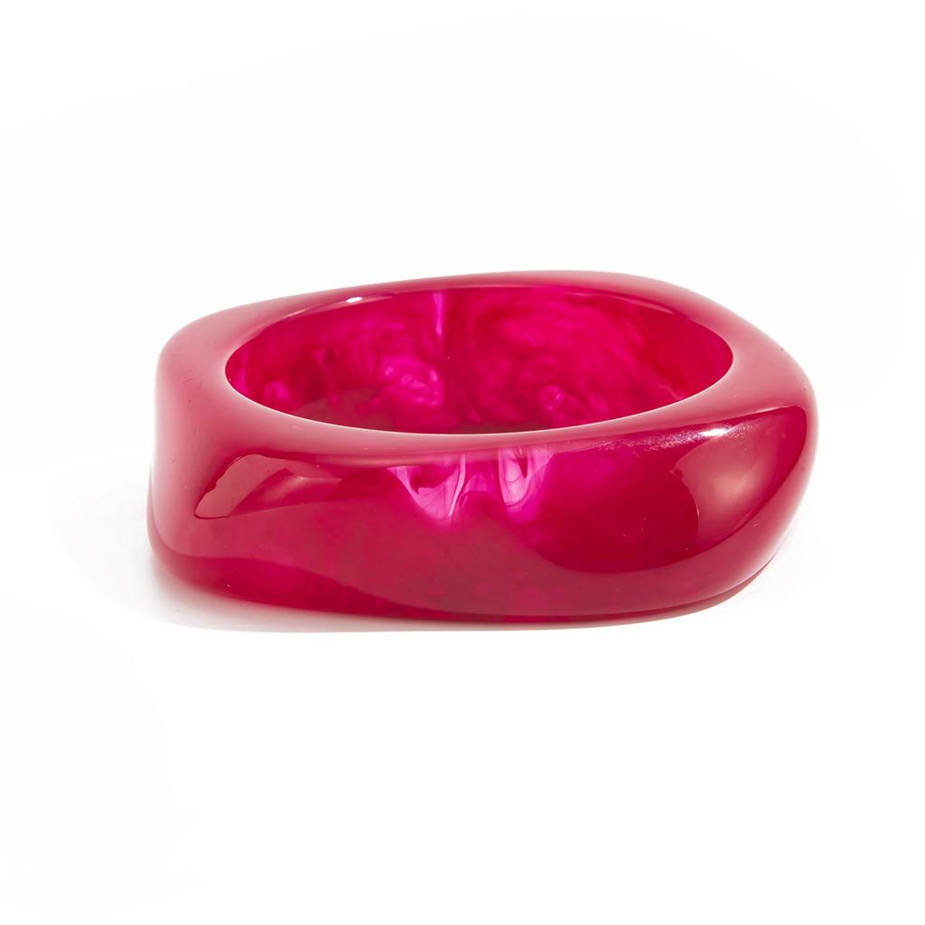Exaggerated Wind Irregular Translucent Bracelet Female, Personalized Acrylic Geometric Bracelet