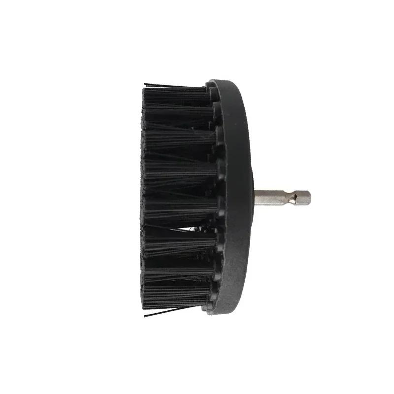 

Мягкая насадка-щетка для дрели 4 дюйма для чистки ковров, кожи, обивки, стекол, автомобильных шин, электрических поломоечных машин, инструментов для чистки дрелей чёрный