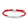 Men Women Punk SOS Custom Engrave Text Adjustable Thin Rope Bracelet customize Stainless Steel ID Bracelet