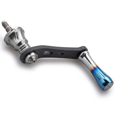 HEIGHTEN 42mm Reel Handle with 11mm Compatible with Shimano and Daiwa Spinning Reels Game Stream Aurora Series Knob, [Light Fishing] (Gunmetal) (621)