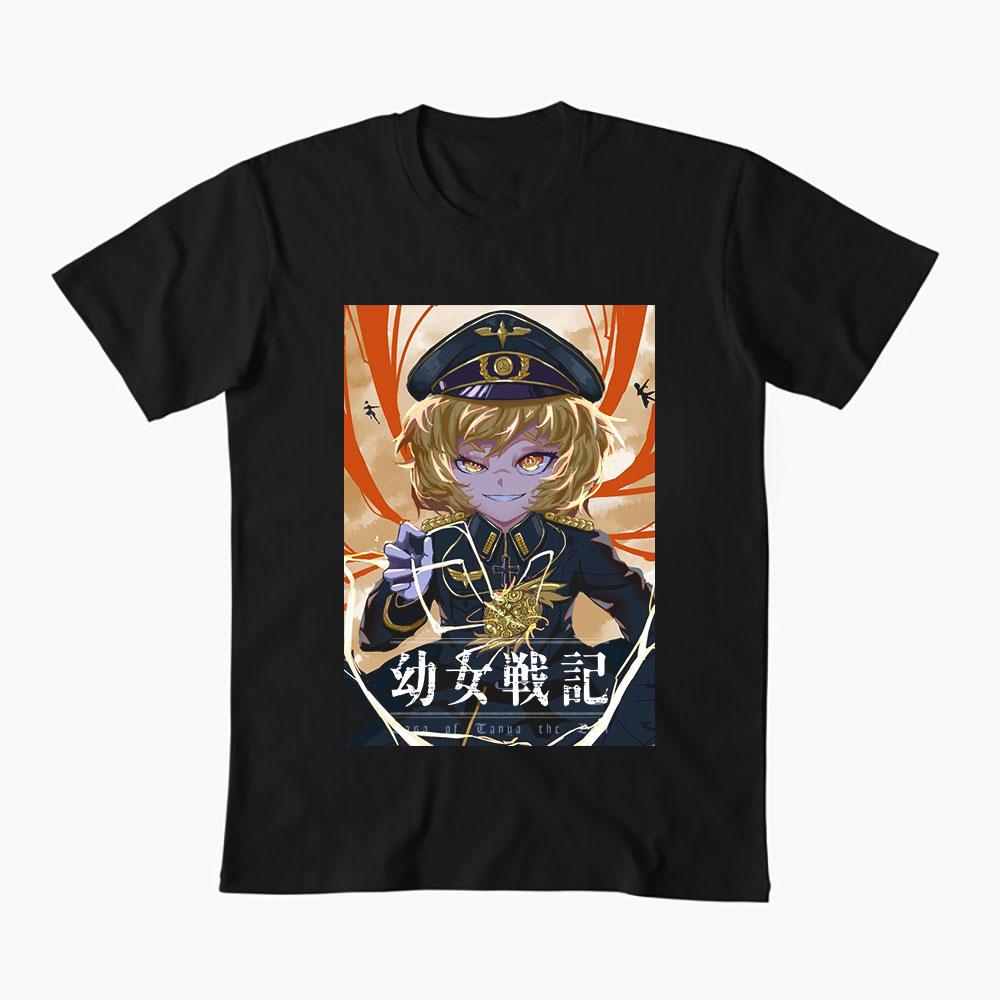 TAKE ME SWEET DEATH Saga Of Tanya The Evil Tanya Degurechaff Anime Gift t shirt Youjo Senki Manga Y2K Clothes All size Tops S