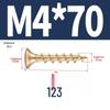 304 Stainless Steel Galvanized Hardened Coarse Thread Countersunk Flat Head Phillips Wood Screws