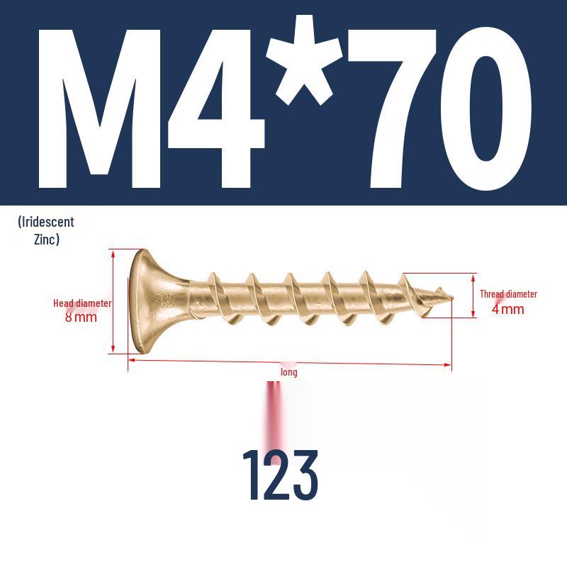 304 Stainless Steel Galvanized Hardened Coarse Thread Countersunk Flat Head Phillips Wood Screws