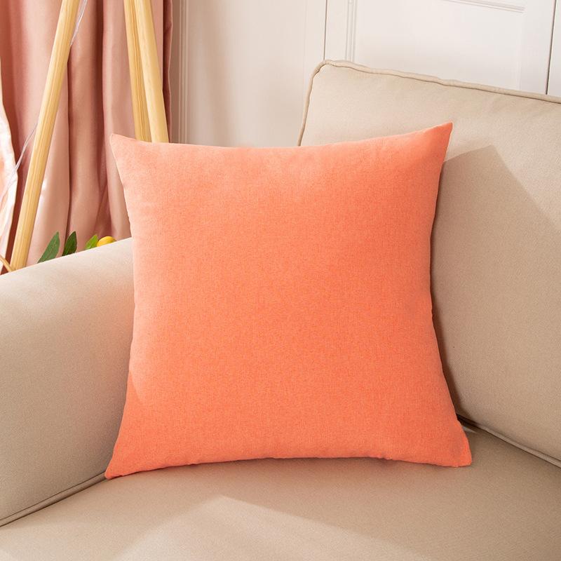 Cotton Pillow Cover Sofa Cushion Bedside Large Waist Pillow Bedside Rectangular Nordic Small Lumbar Support Pillow Pillowcase